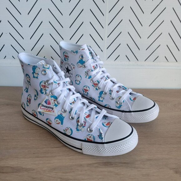❤️Converse x Doraemon Chuck Taylor High Top Sz 9 Women's Sneakers White A15791C - Picture 10 of 10